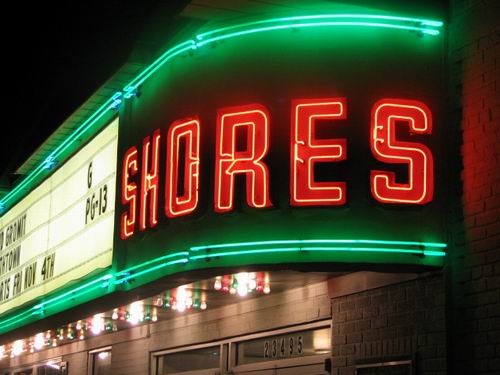 Shores Theatre - Marquee From Scott Biggs (newer photo)